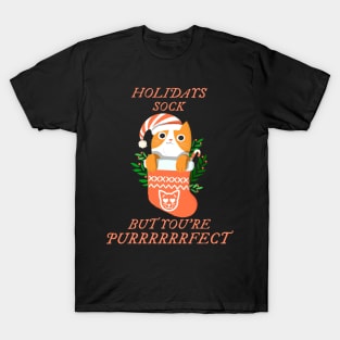 Holidays Sock But You're Perfect T-Shirt